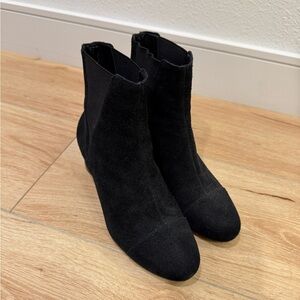 Rebecca Minkoff Black Suede Ankle Boots